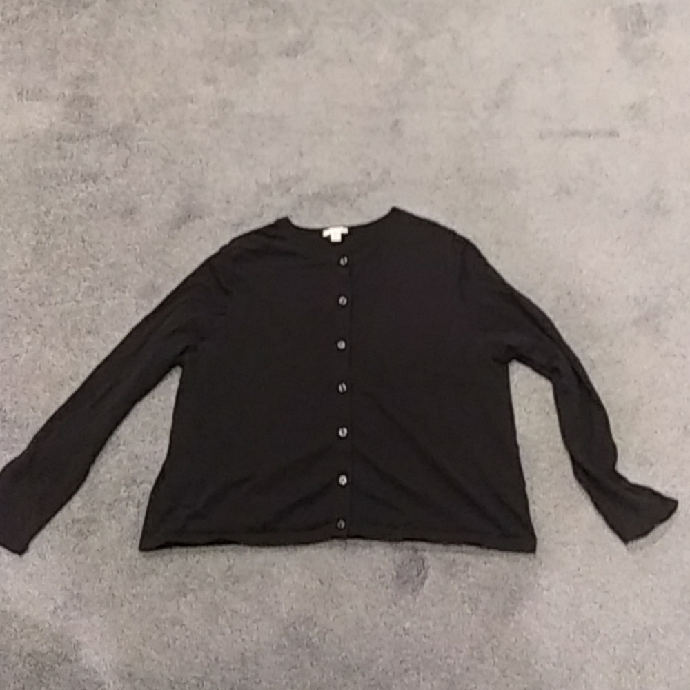 J. Jill black cardigan